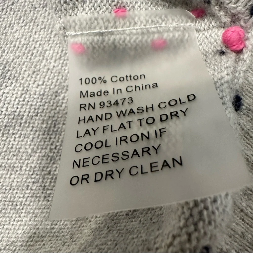 Women’s L Elegant‎ Gray Sweater with Embroidered Details